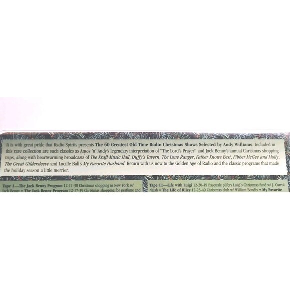VTG Old Time Radio CHRISTMAS SHOWS 20 Cassettes Andy Williams 60 Episodes - Picture 7 of 11